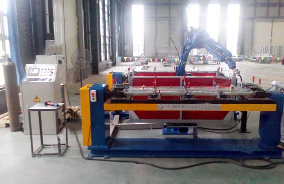 新型建筑模板機器人焊接工作站-濟南冠森自動化設(shè)備有限公司