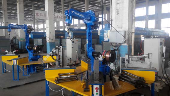 童車(chē)尾座機(jī)器人焊接工作站-濟(jì)南冠森自動(dòng)化設(shè)備有限公司